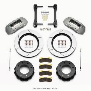 Wilwood TX6R Rear Kit 15.50in Clear Ano 2011-2015 GM Truck/SUV 2500