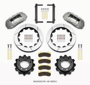 Wilwood TX6R Rear Kit 16.00in Clear Ano 1999-2010 GM Trk 2500 HD 4.84 Cntr