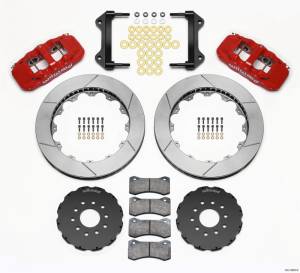 Wilwood AERO6 Front Hat Kit 15.00 Red 97-04 Corvette C5/Z06 05-13 C6