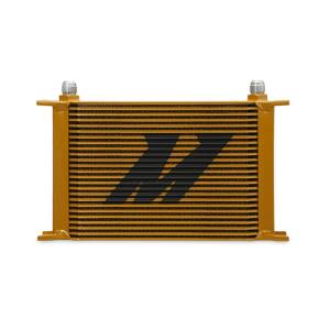 Mishimoto Universal 25-Row Oil Cooler - Gold