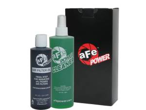aFe - aFe Air Filter Restore Kit (8oz Squeeze Oil & 12oz Spray Cleaner) - Black
