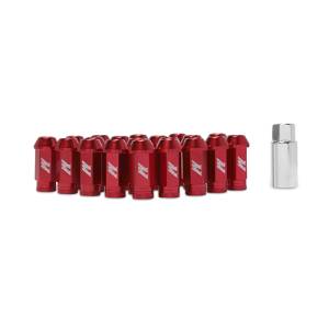 Mishimoto Aluminum Locking Lug Nuts M12 x 1.25 - Red