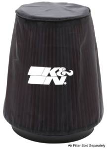 K&N Engineering - K&N Universal P Dry charger Round Tapered Air Filter Wrap Black - Image 2