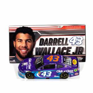 Apparel and Lifestyle - Collectibles and Die-Casts  - Petty's Garage - Bubba Wallace 2018 Click N' Close 43 Diecast Car 1:24 Scale