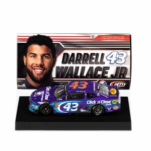 PG Apparel and Lifestyle - PG Collectibles and Die-Casts - Petty's Garage - Bubba Wallace 2018 Daytona 500 Race Click N' Close 43 Diecast Car 1:24 Scale
