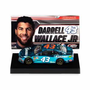 Bubba Wallace 2018 Pioneer Chrome Diecast Car 1:24 Scale