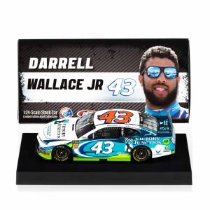 PG Apparel and Lifestyle - PG Collectibles and Die-Casts - Petty's Garage - Bubba Wallace 2019 Victory Junction 43 Chrome Diecast Car 1:24 Scale
