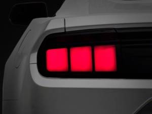Raxiom - Raxiom 15-22 Ford Mustang Profile LED Tail Lights - Gloss Black Housing (Smoked Lens)