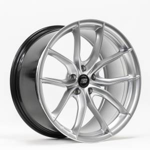 Petty's Garage Exclusives - PG Tires and Wheels - Forgeline - Forgeline Wheels- Petty's Garage Exclusive Ford Mustang Rear- Liquid Silver 20"