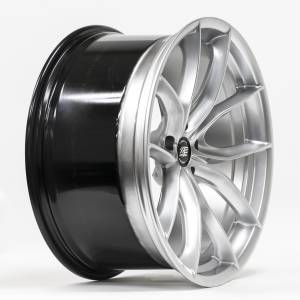 Forgeline - Forgeline Wheels- Petty's Garage Exclusive Ford Mustang Rear- Liquid Silver 20" - Image 2