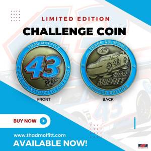 Petty's Garage - Thad Moffitt Challenge Coin - Image 3