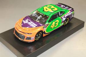 Petty's Garage Exclusives - PG Apparel and Lifestyle - Petty's Garage - 2019 Victory Junction Adam Petty Darlington 43 Chrome Diecast Car 1:24 Scale