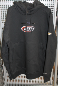 Petty's Garage - Richard Petty Motorsport Black Columbia Thick Hooded Sweatshirt - Image 2