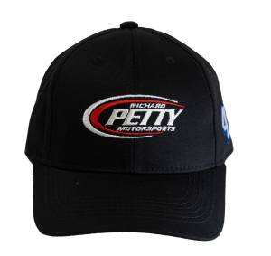 Petty's Garage - Richard Petty Motorsport Black 43 Velcro Hat - Image 1