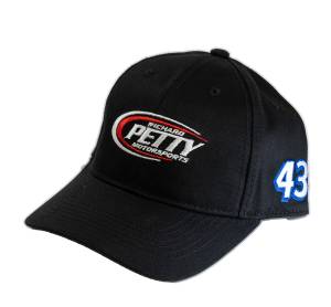 Petty's Garage - Richard Petty Motorsport Black 43 Velcro Hat - Image 2