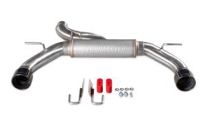 Flowmaster - Flowmaster Exhaust System, Signature Series, Axle-Back, 3 in Diameter, 4 in Tips, Stainless, Natural, Ford Midsize SUV 2021-24, Kit - Image 2