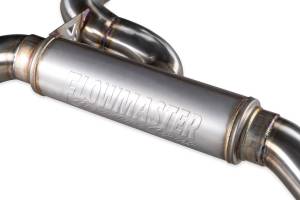 Flowmaster - Flowmaster Exhaust System, Signature Series, Axle-Back, 3 in Diameter, 4 in Tips, Stainless, Natural, Ford Midsize SUV 2021-24, Kit - Image 3