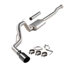 Flowmaster - Flowemaster Exhaust System, Signature Series, Cat-Back, 3 in Diameter, 4.5 in Tip, Stainless, Natural, Ford Fullsize Truck 2021-24, Kit - Image 2